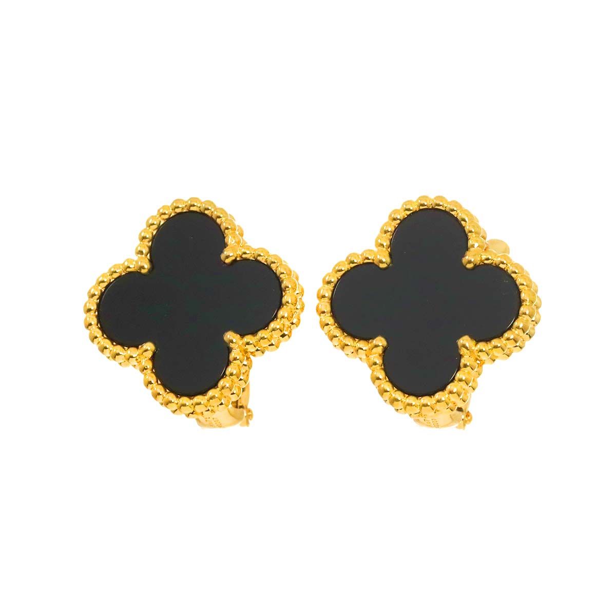Van Cleef&Arpels ヴィンテージ アルハンブラ ピアス オニキス 楽天市場】ヴァンクリーフ＆アーペル Van Cleef & Arpels