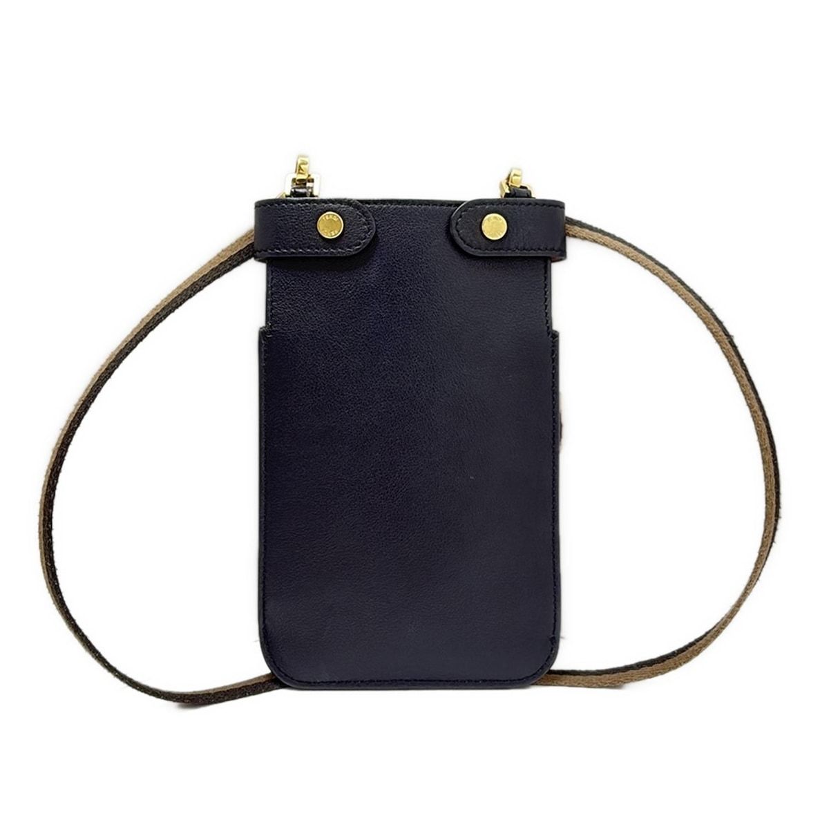FENDI レザーショルダーバッグ 黒/赤 FENDI フェンディ モントレゾール モンスター レッド レザー