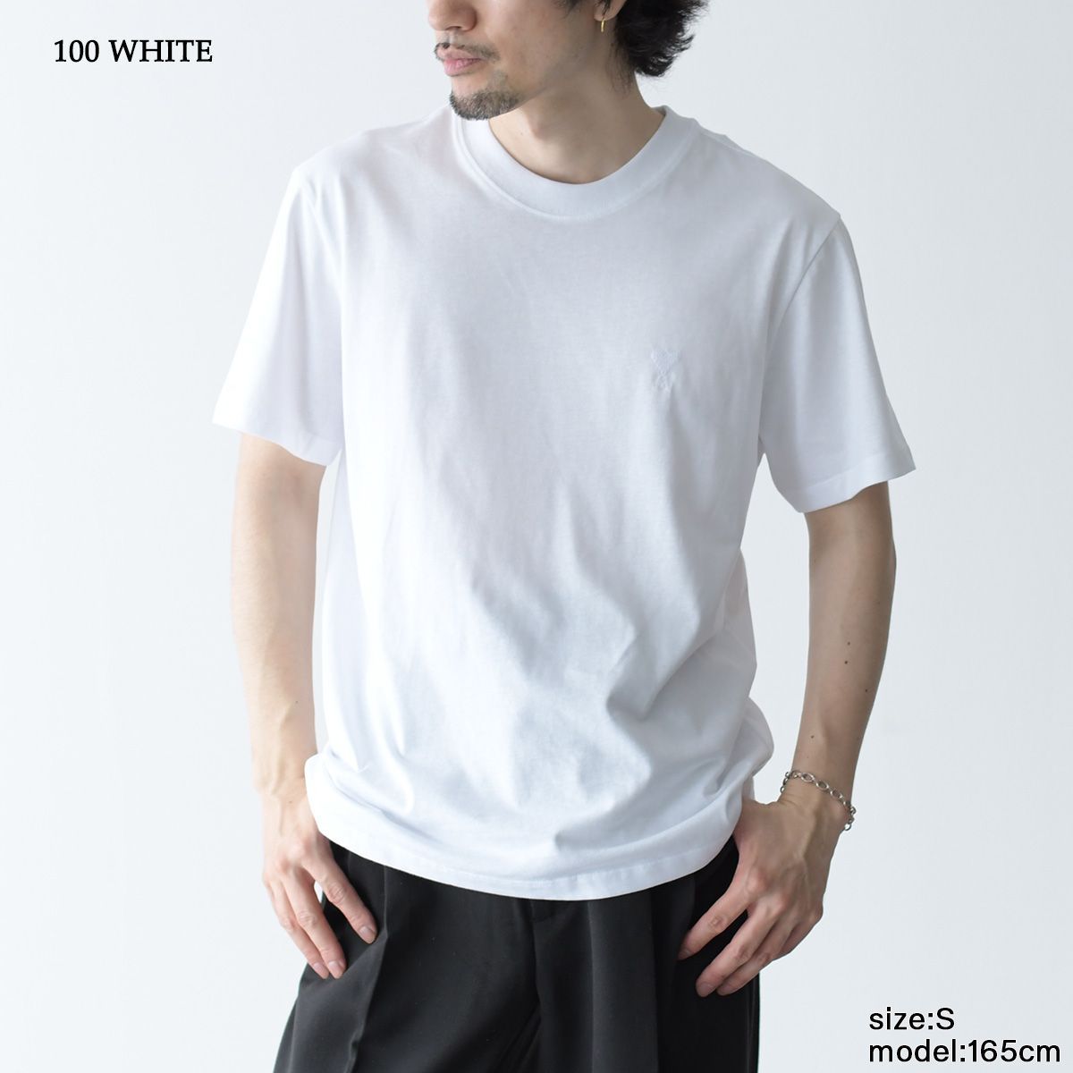 AMI PARIS オーガニックコットンジャージー Tシャツ - メルカリ