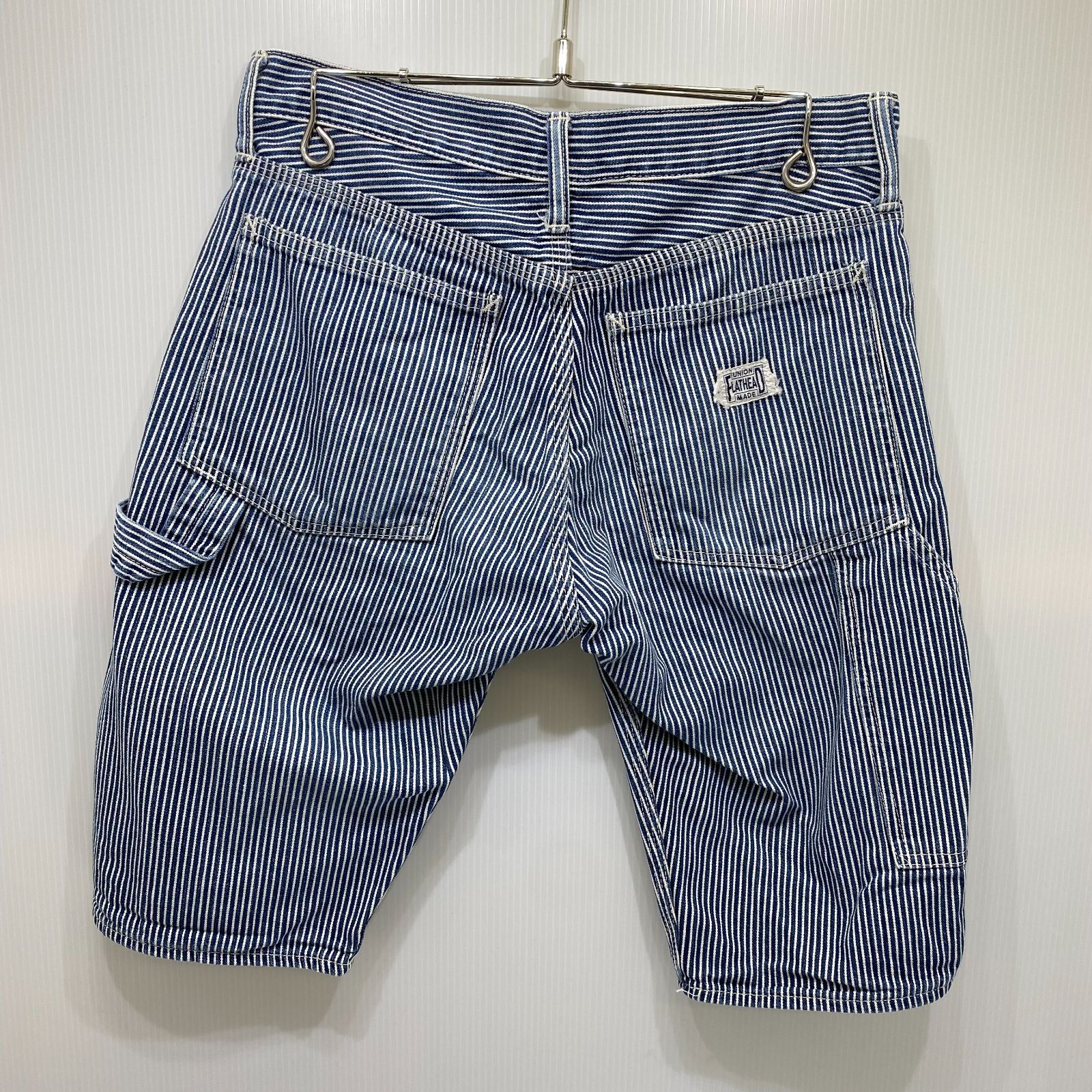 THE FLAT HEAD ヒッコリー ペインター ハーフパンツ PN-07HW 31 THE FLAT HEAD ヒッコリー ペインター ハーフパンツ PN-07HW 31