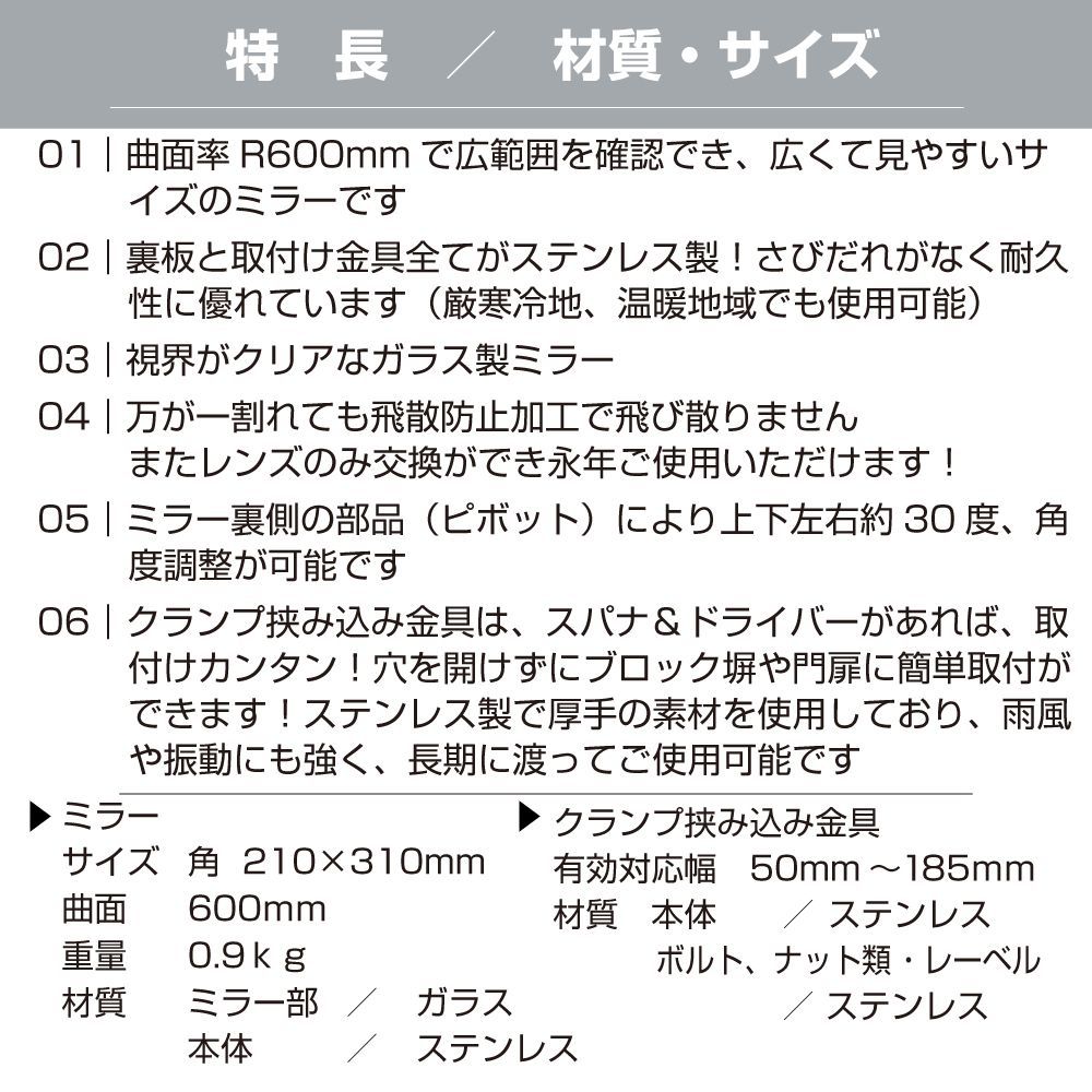 取付金具付 小型