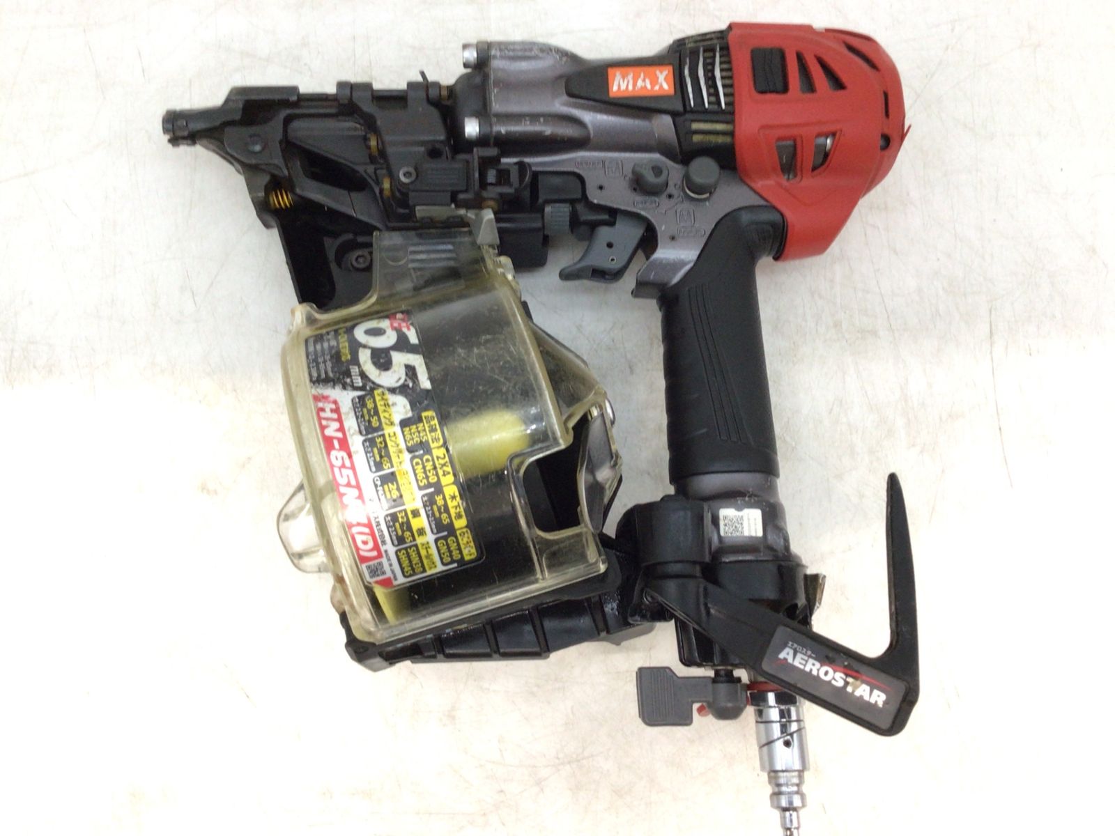 品 MAX|マックス 高圧コイルネイラ HN-65N4 D -G クールグレー HN91016 ITW0SQ93KLU0 エコツール知立店 M02