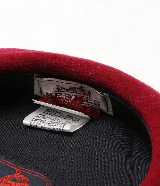エルメス ベレー帽 ボルドー レディース SIZE 58 HERMES - メルカリ