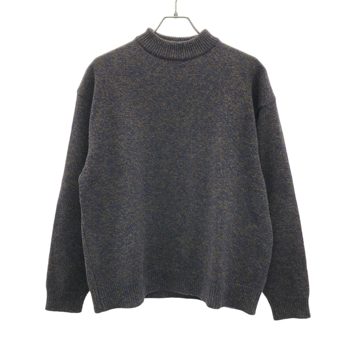 ATON エイトン EDIFICE別注 MOULINE MOCKNECK SWEATER ニットセーター 