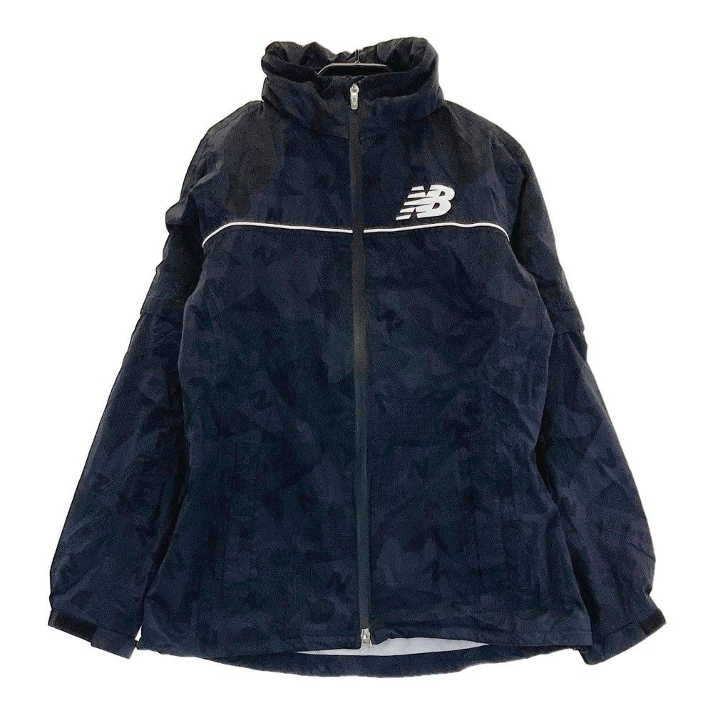 サイズ：1 NEW BALANCE GOLF ニューバランス  2WAY レインウェア セットアップ ロゴ総柄 ブラック系 [240101324653] ゴルフウェア レディース ストスト