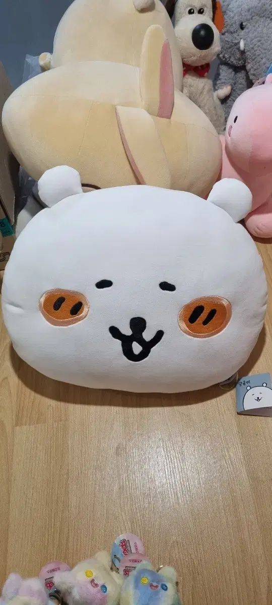 ちいかわ 顔 クッション 自分ツッコミくま ナガノのくま ぬい