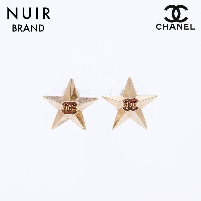 CHANEL シャネル ピアス A17C ココマーク スター - メルカリ