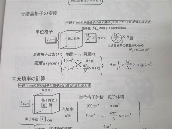 河合塾 高2 高校グリーンコース ONE WEX化学 テキスト 2023 I期