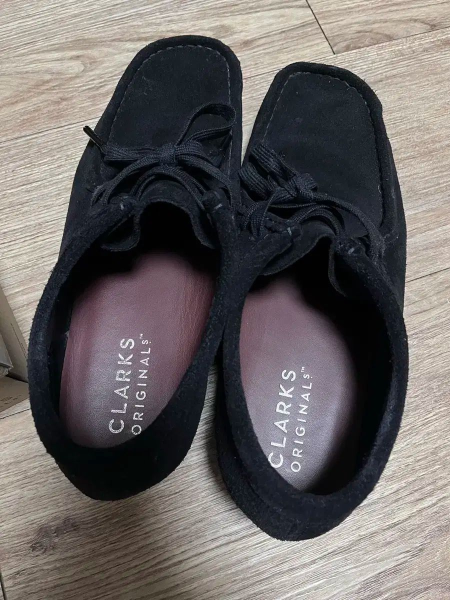 uk 7 Clarks クラークス ワラビー 黒