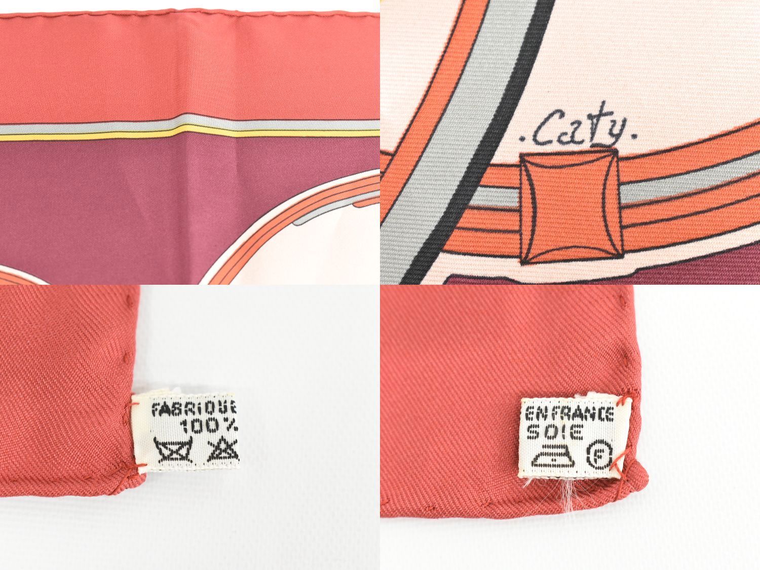エルメス HERMES スカーフカレ カレ90 WASHINGTON'S CARRIAGE