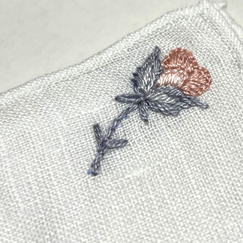 刺繍 リネン