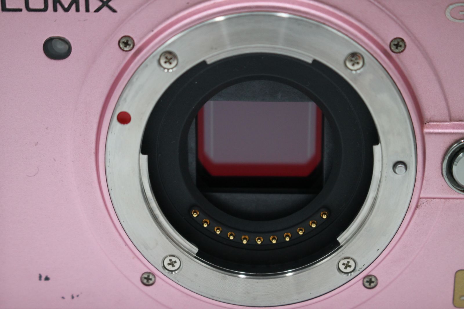 □美品□ PANASONIC DMC-GF1 LUMIX GF1 フェアリーピンク - メルカリ