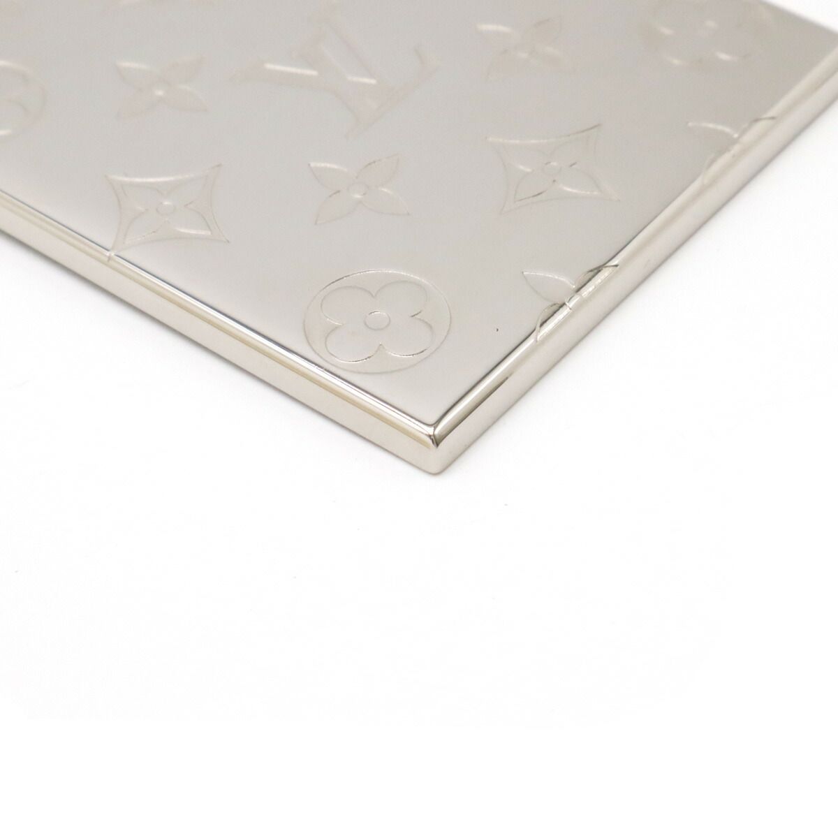 LOUIS VUITTON R96427 Monogram Metal Card holder Pass Case