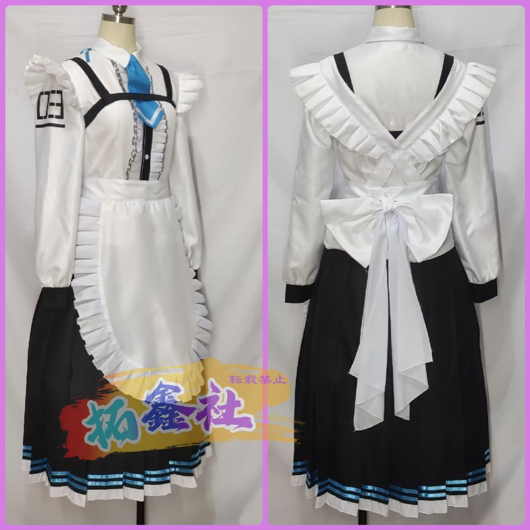 ブルアカ コスプレ衣装 室笠アカネ メイド服 室笠アカネ コスプレ衣装 コスチューム 仮装 撮影用 ハロウィン クリスマス イベ WWW_SUPERTOOLSSHOP_NL