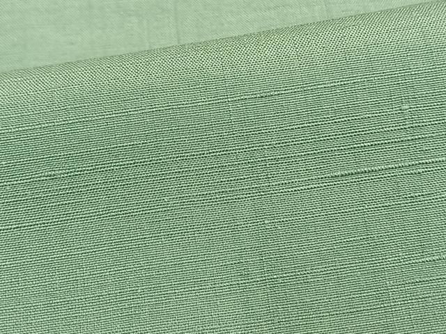 平和屋着物▽結城紬 単衣 色無地 白群色 正絹 逸品 未使用 AAAW7670fy