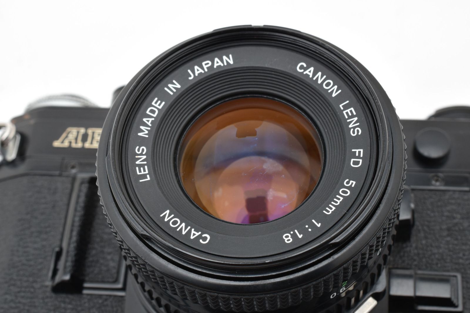 極上美品】Canon AE-1 ブラック ボディ + NEW FD 50mm F1.8 パワー