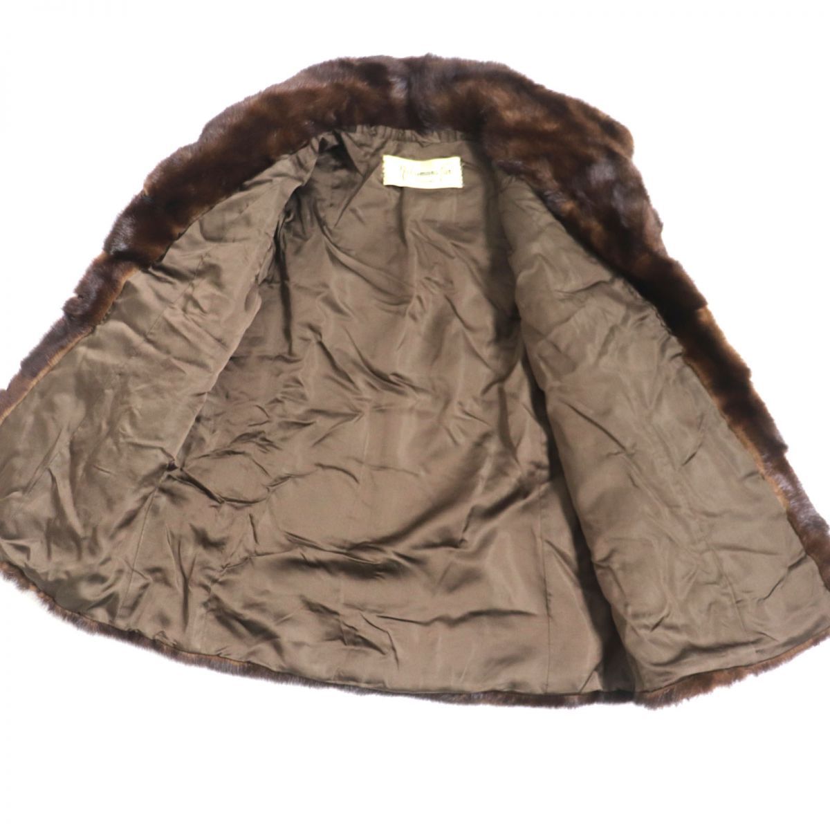 良品▽Nakamura Fur ナカムラファー MINK ミンク 本毛皮コート