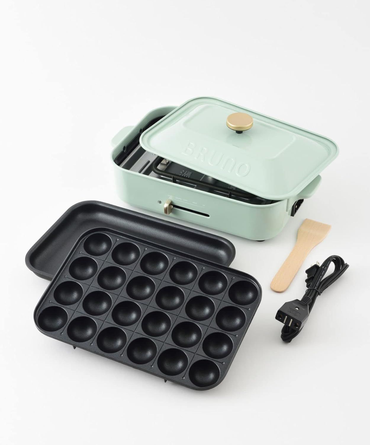 BRUNO お買い得品 コンパクトホットプレート グリーン系 BOE021-SPKGR