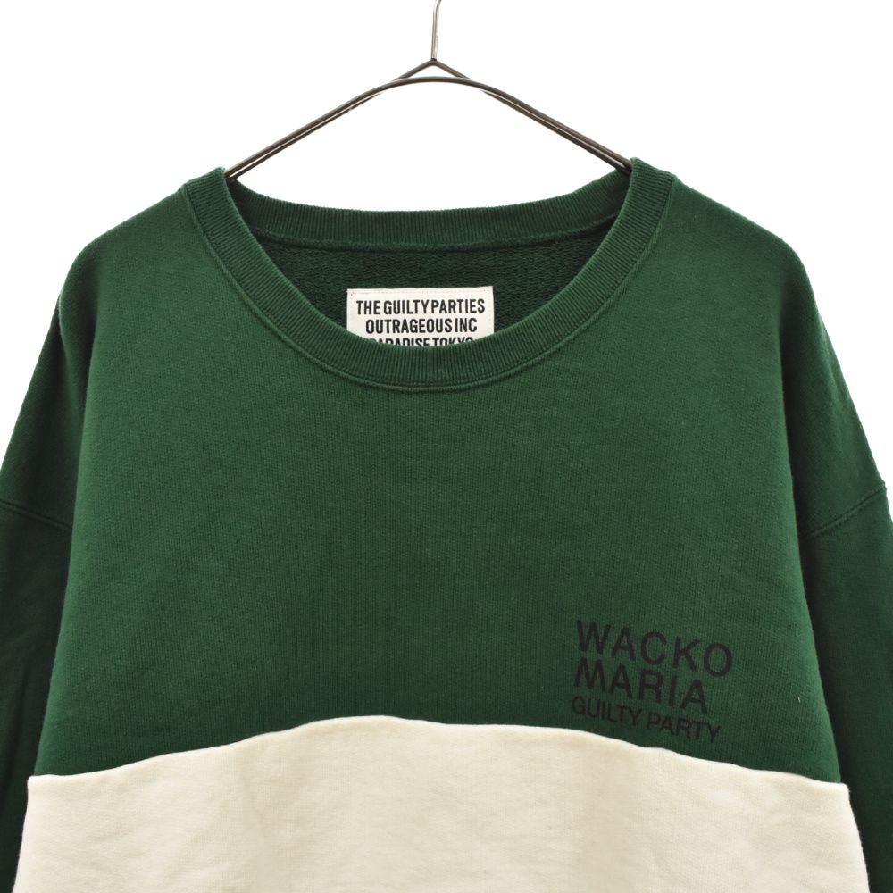 WACKO MARIA (ワコマリア) THREE TONE WASHED CREW NECK SWEAT SHIRT 3