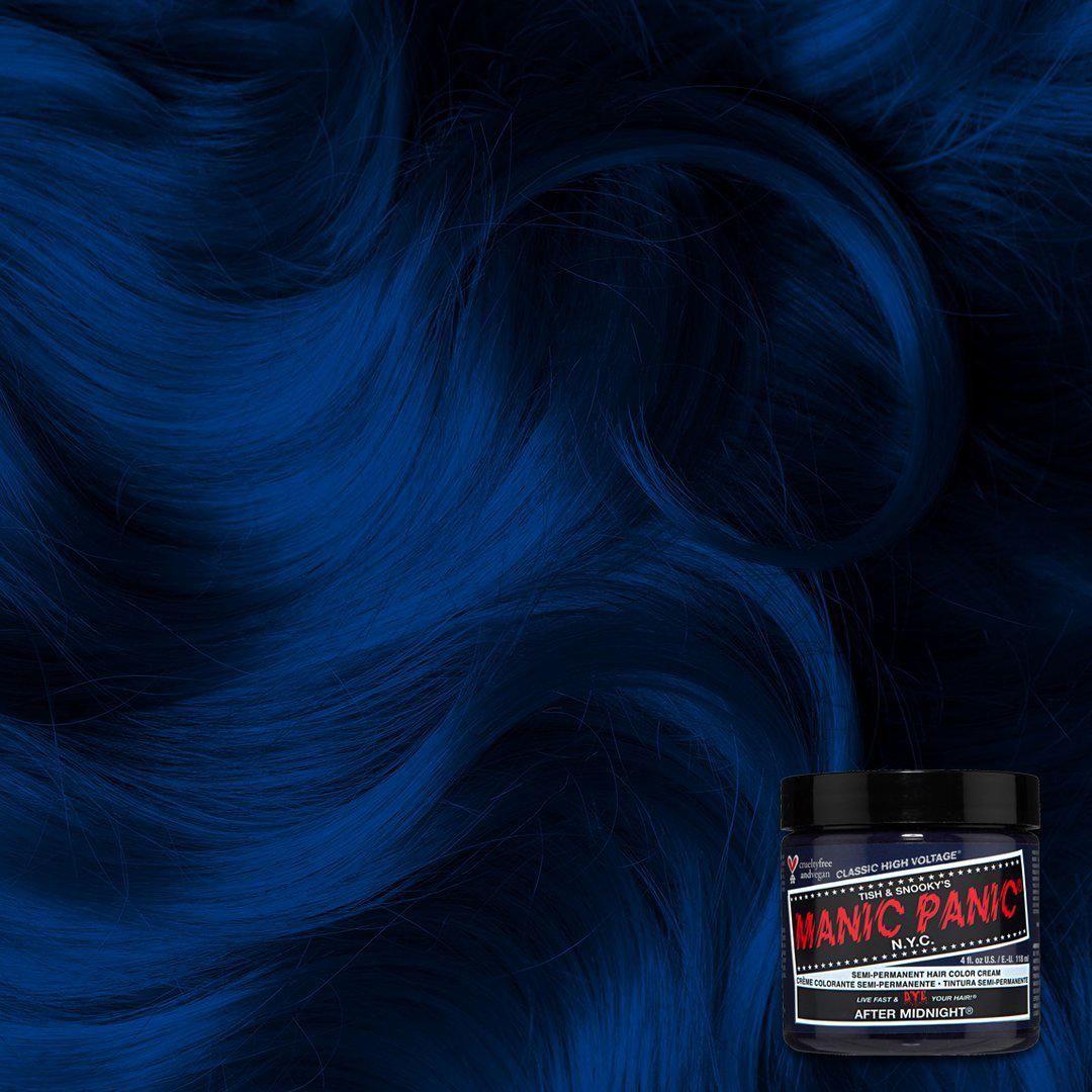 マニパニ スペシャルセット MANIC PANIC マニックパニック After Midnight Blue (アフターミッドナイトブルー)＋ヘアカラーケア4点セット  - メルカリ