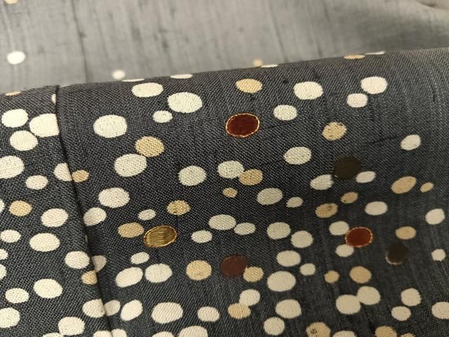 平和屋着物○訪問着 紬地 駒刺繍 丸文 正絹 逸品 AAAU0285np - メルカリ