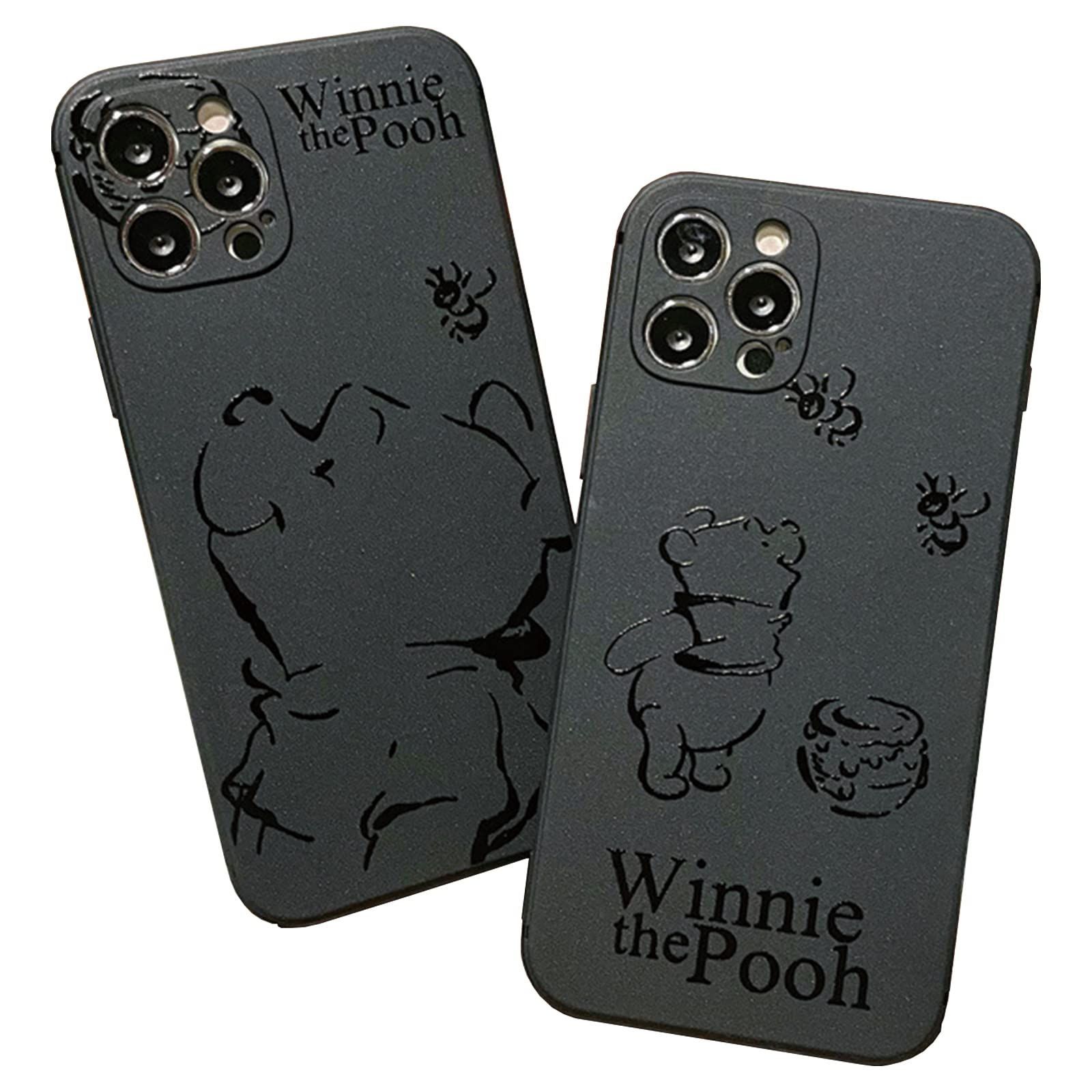 【人気商品】iphone 12 ハニー くまのプーさん ホワイト アニメーション 可愛い プーさん iphone 12 スマホケース シリカゲル 柔らかい殻 黄色ではない 良いタッチ 可愛い 創意 iphone12 傷つき防止 