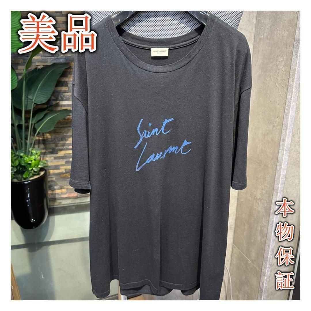 YSL サンローランパリ 447H L 半袖 Tシャツ プルオーバー メンズ