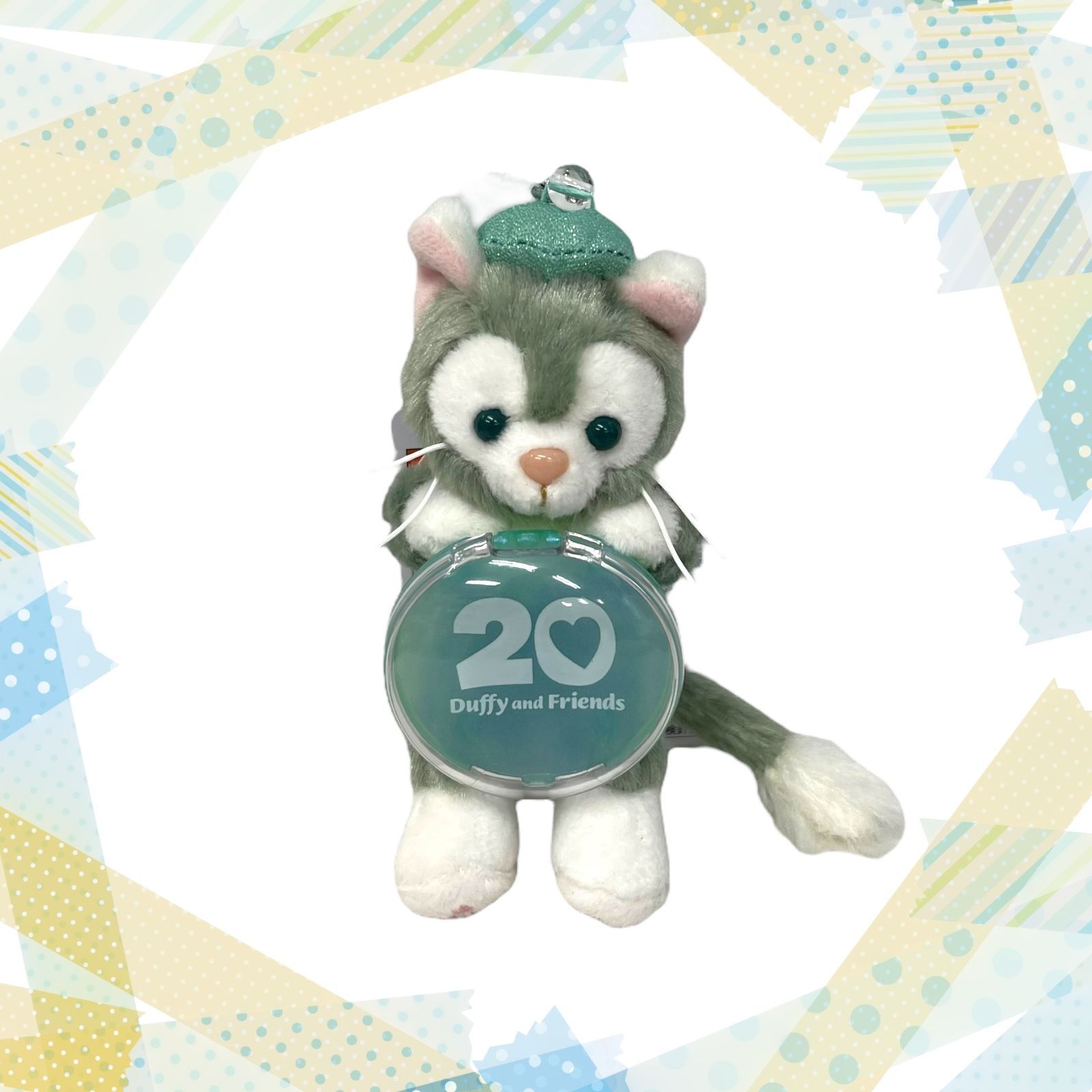 ジェラトーニ　カラフルハピネス　ぬいぐるみチャーム　ワッペンセット ジェラトーニ カラフルハピネス ぬいぐるみチャーム ワッペン
