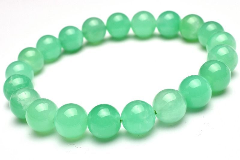 １点物 AAAA アップルグリーン クリソプレーズ 9mm ブレスレット パワーストーン 天然石 _MB248 NEXPOTALLINN_EU