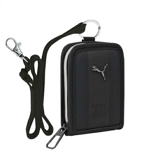 まとめ買い）クツワ PUMA(プーマ) 縦型マルチウォレット 財布 ブラック 