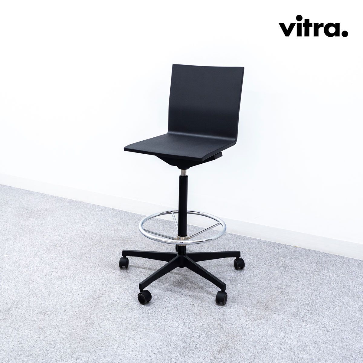 展示品 Vitra ヴィトラ .04 Counter カウンター チェア ベーシックダーク マールテン ヴァン セーヴェレン 定価20万 1