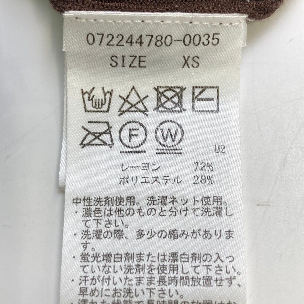 サイズ：XS WAAC ワック 072244780 2024年 長袖ポロシャツ  ブラウン系 [240101344942] ゴルフウェア レディース ストスト サイズ：XS WAAC ワック 072244780 2024年 長袖ポロシャツ
