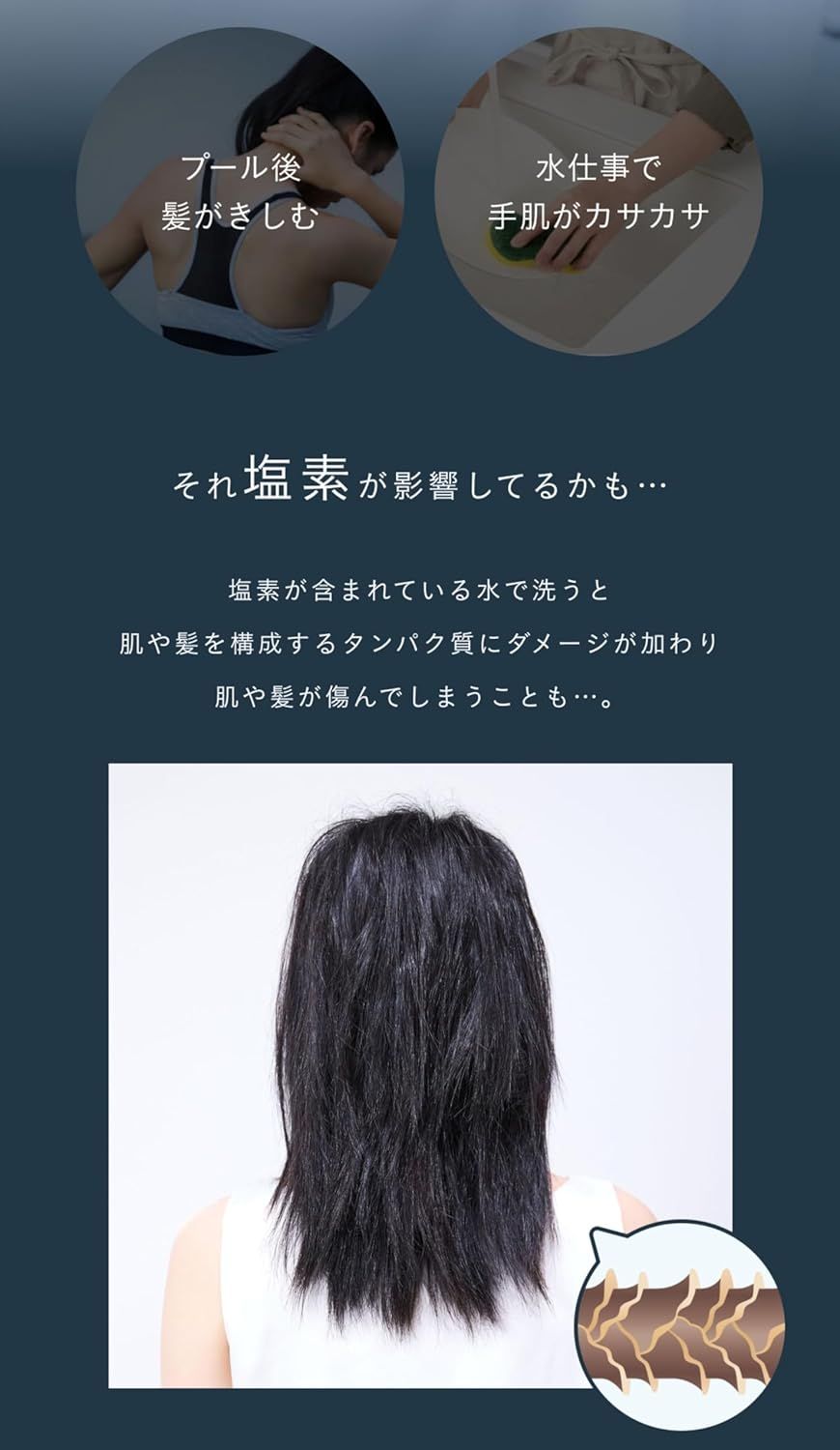 Noend オーガニックファインバブルシャワーヘッド