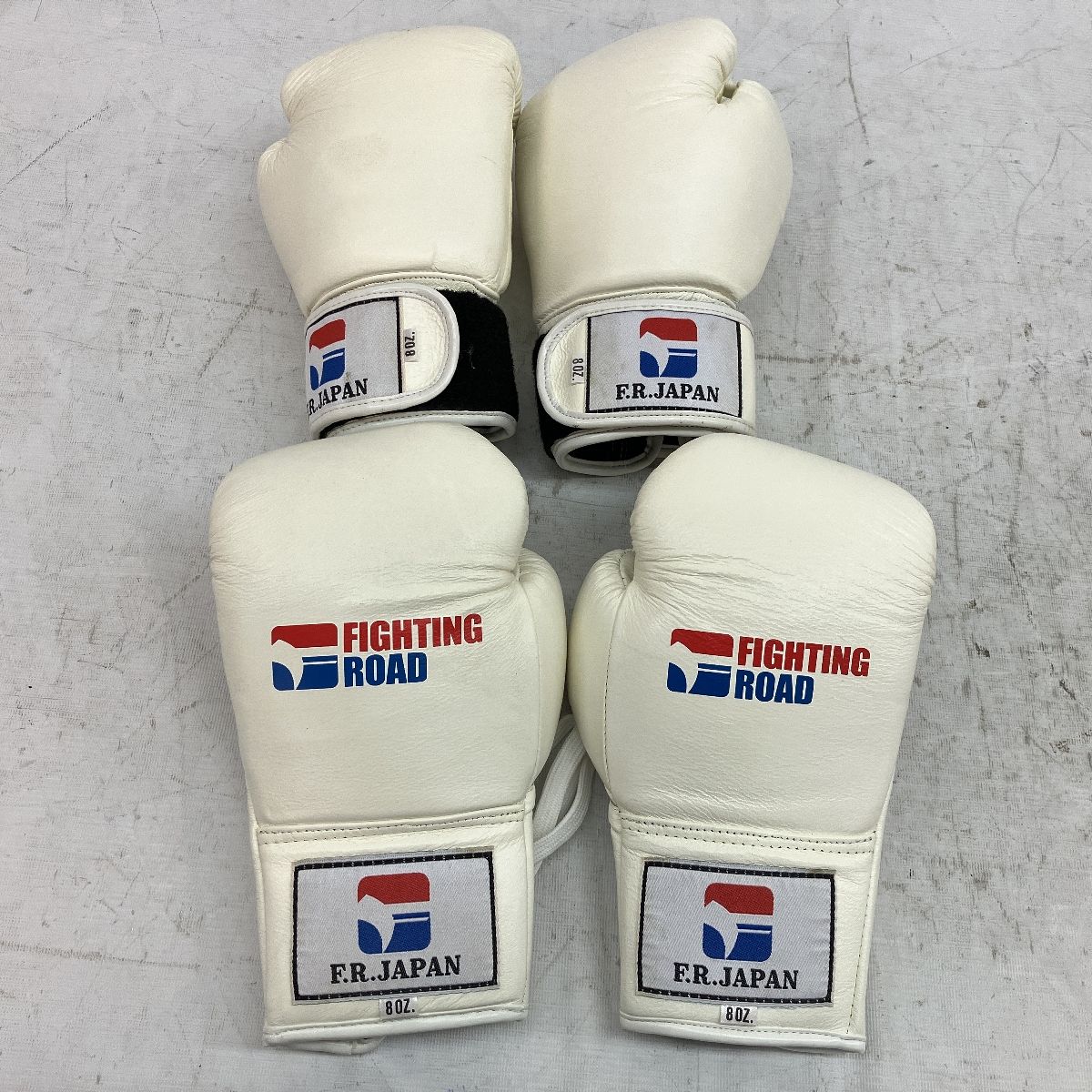 FIGHTING ROAD ボクシンググローブ 6OZ 8OZ 2セット 格闘技 中古