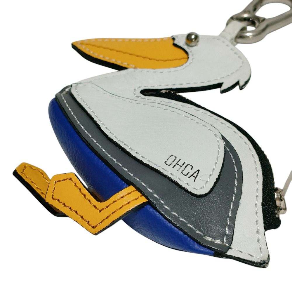 ohga ペリカンチャーム　ケース ohgaペリカン コインケース チャーム OHGA ペリカン型レザー チャーム