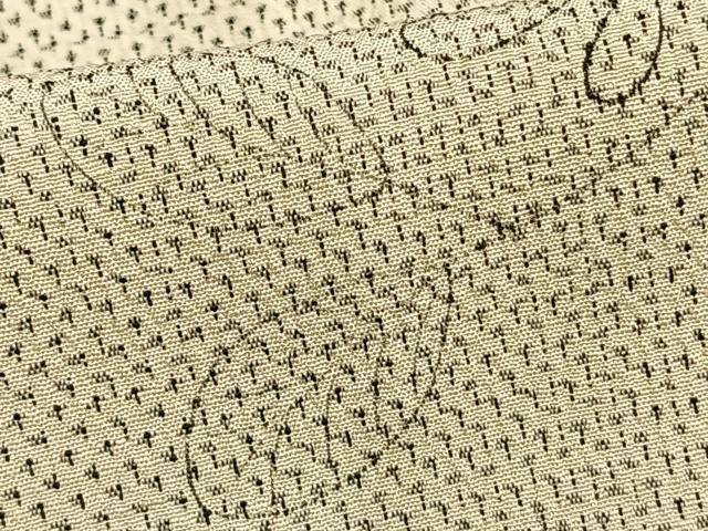 平和屋着物▽本塩沢　訪問着　単衣　手描き　萩文　正絹　逸品　AAAZ9065fy 平和屋着物▽本塩沢 訪問着 単衣 手描き 萩文 正絹 逸品 AAAZ9065fyの