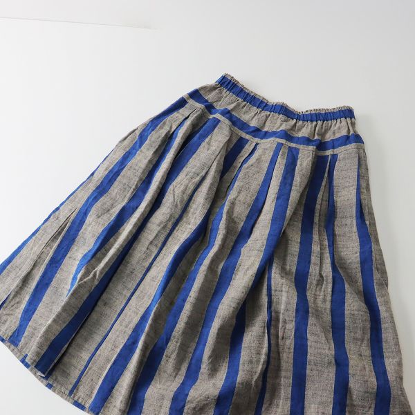 ヤンマ産業　ひじり縞スカート
