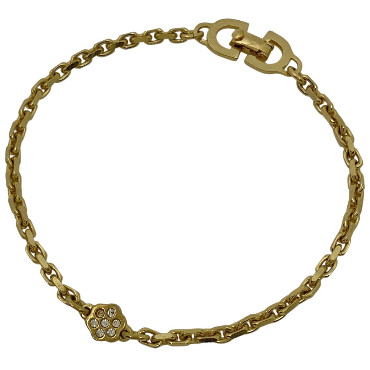 中古】Christian Dior クリスチャンディオール メタル ライン