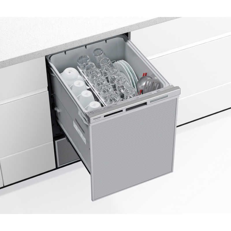 未開梱 パナソニック Panasonic 食器洗い乾燥機 食器点数～48点 ビルトイン ディープ 深型 タイプ 1～6人用 シルバー NP-45MD9S 宅配商品