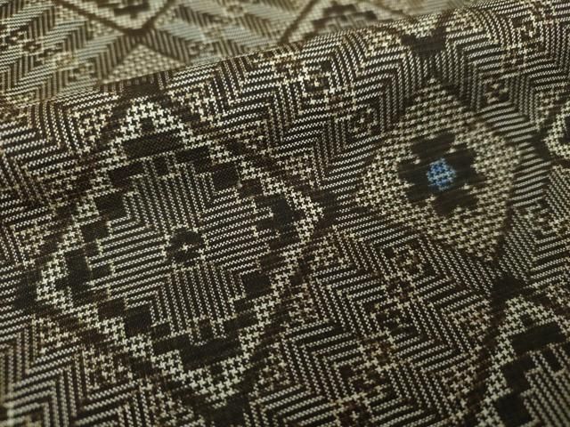 平和屋着物○本場大島紬 龍郷絣 花菱文 正絹 逸品 DAAS3042ps - メルカリ 