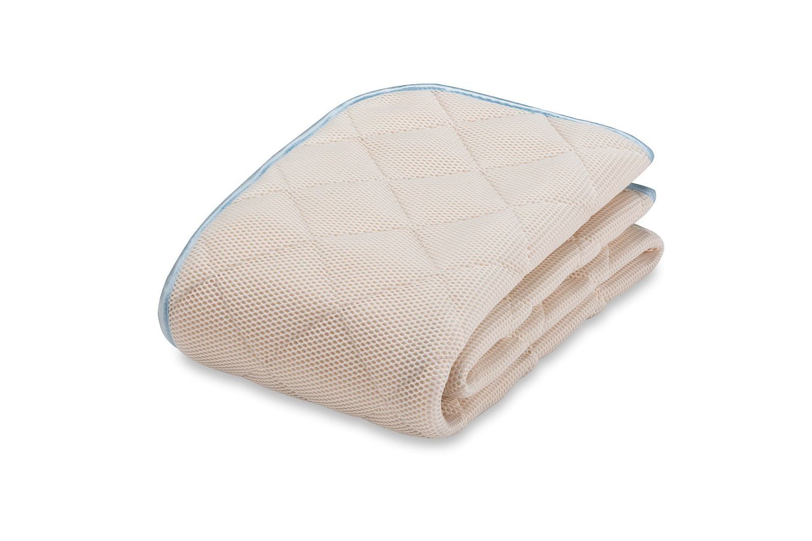 フランスベッド ベッドパッド ホワイト シングル オールシーズンメッシュパッド ウォッシャブル 防カビ 消臭 制菌加工 360147100