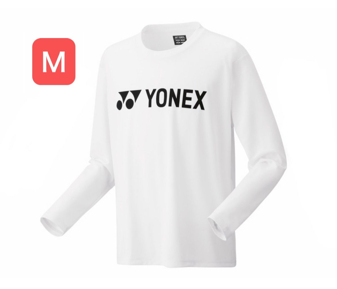 YONEX UNI ロングT-シャツ ホワイト 011 PRACTICE シリーズ ヨネックス テニス バドミントン ソフトテニス ウエア Ｍサイズ