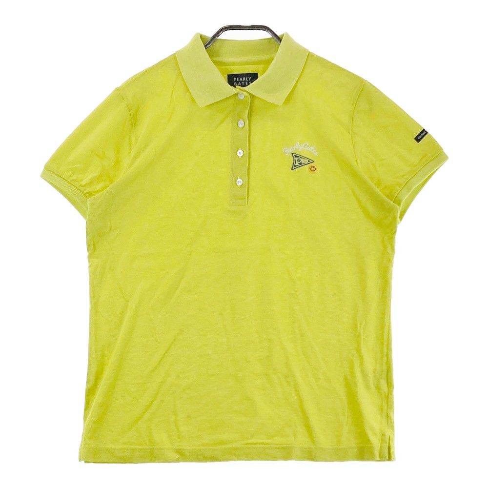 新品 パーリーゲイツ マイクロメッシュストレッチ半袖カットソー(7)3L/黄 新品 パーリーゲイツ マイクロメッシュストレッチ半袖カットソー