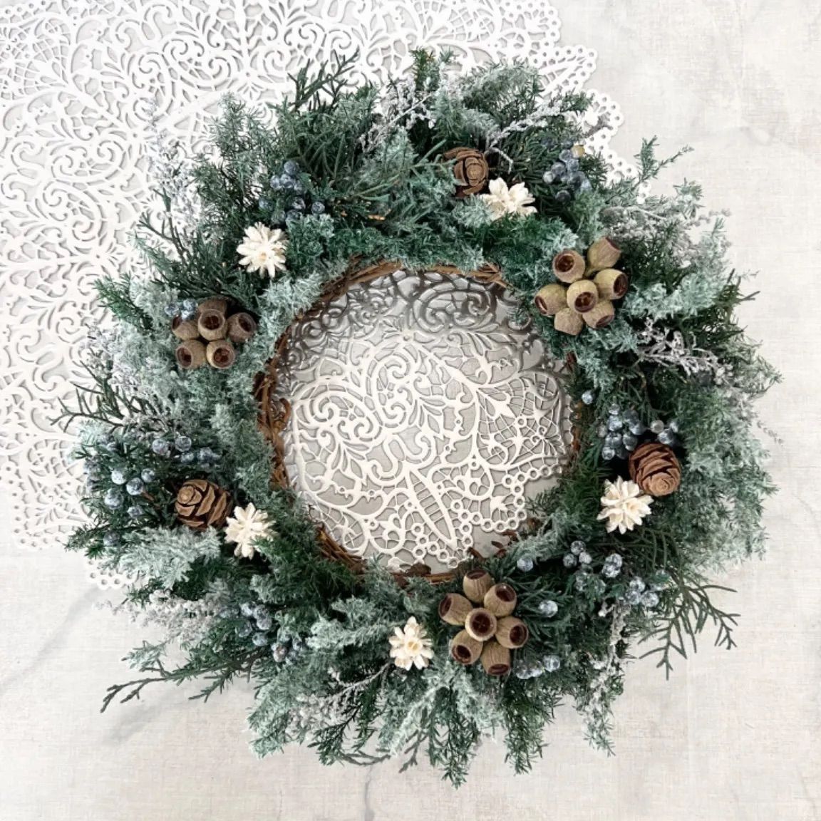 メルカリShops限定セール✩.*˚クリスマスリース(自然素材ナチュラル  