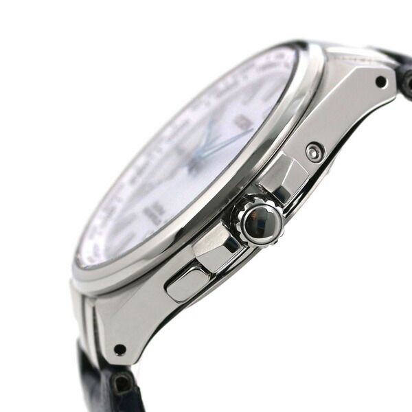 シチズン CITIZEN 腕時計 メンズ CB0160-18A シチズン コレクション エコ・ドライブ電波時計 ダイレクトフライト COLLECTION エコ・ドライブ電波（H145） ホワイトxブルー アナログ表示