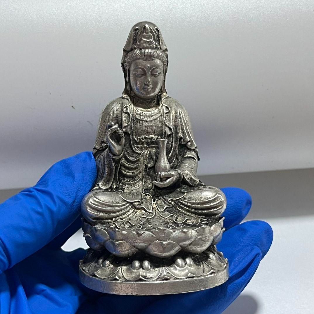 仏教美術 仏像 観音仏像 小仏像 銅製 銅器 仏教美術 仏像 浄瓶観音仏像 小仏像 銅製 銅器 - メルカリ