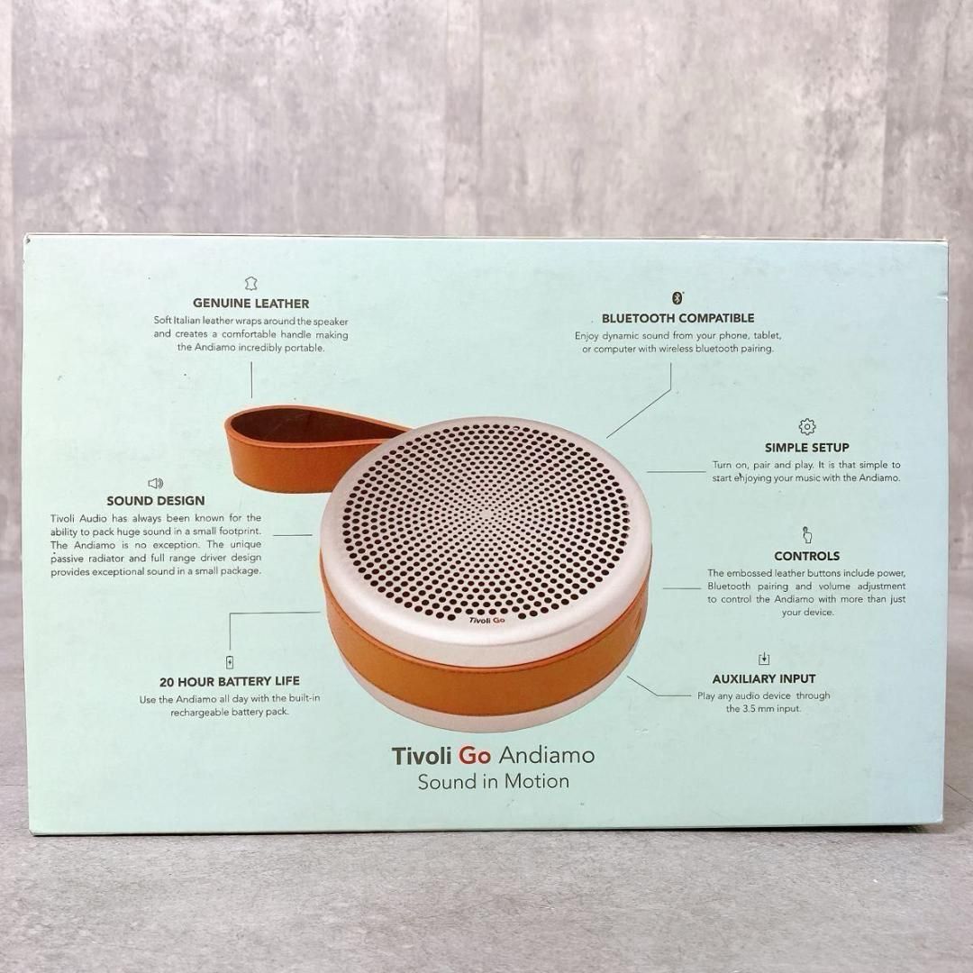 W304 チボリオーディオ TivoliGOAndiamo ワイヤレススピーカー W304