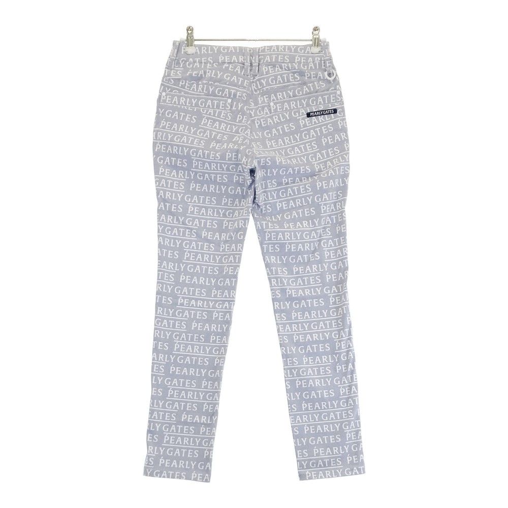 ○★新品未使用　PEARLY GATES　総柄 ストレッチパンツ　1　グレー サイズ：00 PEARLY GATES パーリーゲイツ ストレッチパンツ 総柄