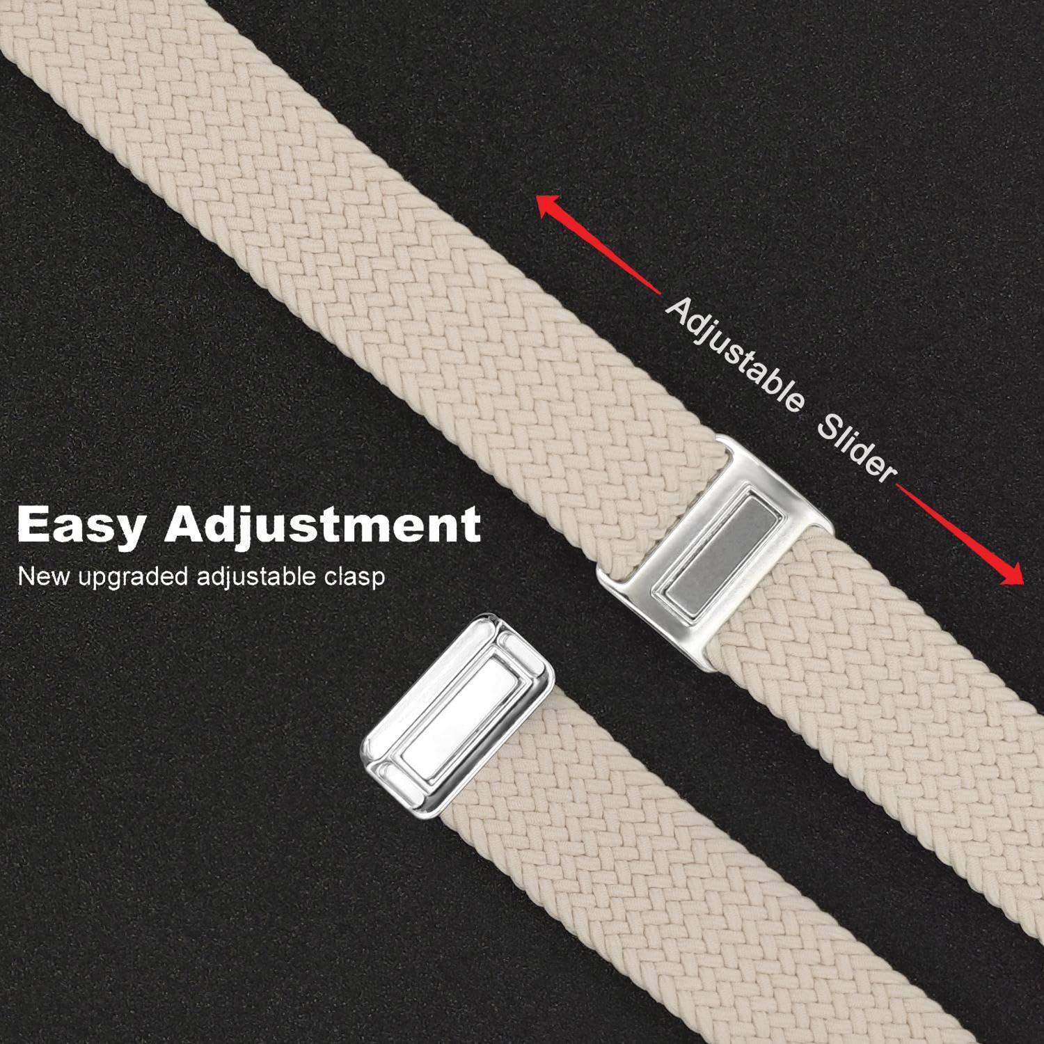 Abanen 頑丈なナイロン腕時計バンド Garmin Fenix 7X / Fenix 6X / Fenix 5X/Enduro 2用 クイックフィット 26mm 調節可能なナイロン製スポーツリストストラップ : Abanen 頑丈なナイロン製腕時計バンド Garmin Fenix 7X