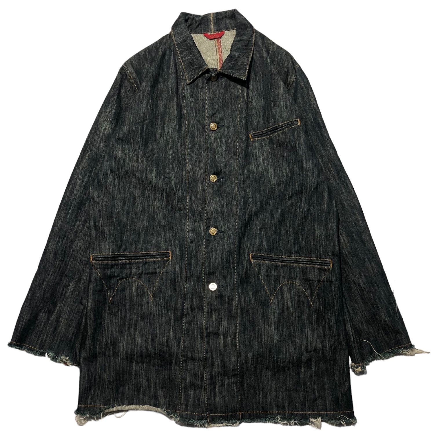 EDWIN(エドウィン) W-YOKE インサイドアウト 再構築 デニム コート ジャケット エンジニア S3016 M インディゴ